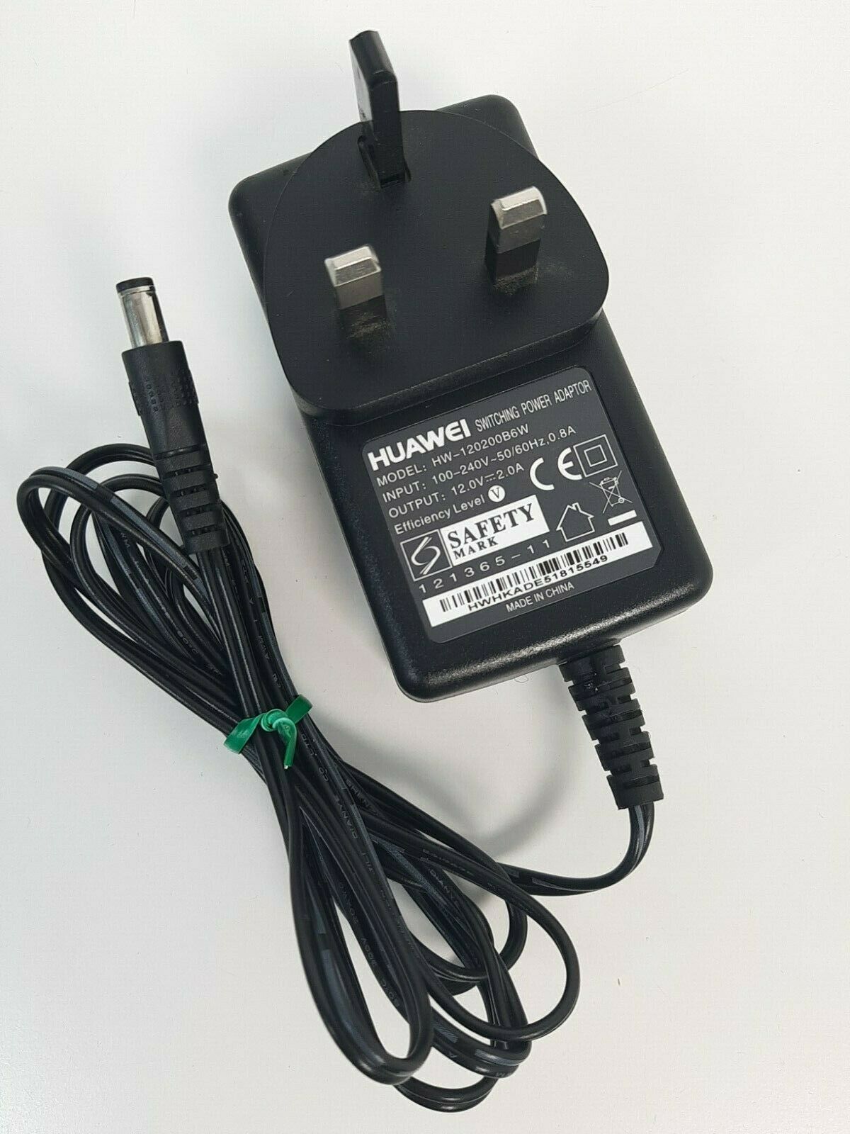 Genuine Huawei 12V 2A HW-120200B6W Switching Power Supply Mains Adapter UK Plug Features: Powered Cable Length: 2 m - Click Image to Close
