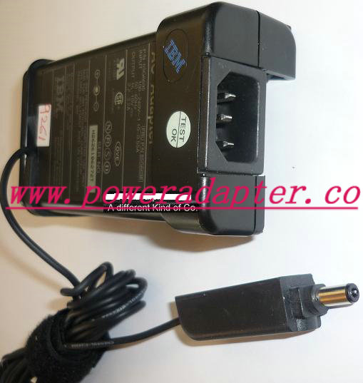 IBM 85G6698 AC ADAPTER 16-10VDC 2.2-3.2A USED -( ) 2.5x5.5x10mm - Click Image to Close