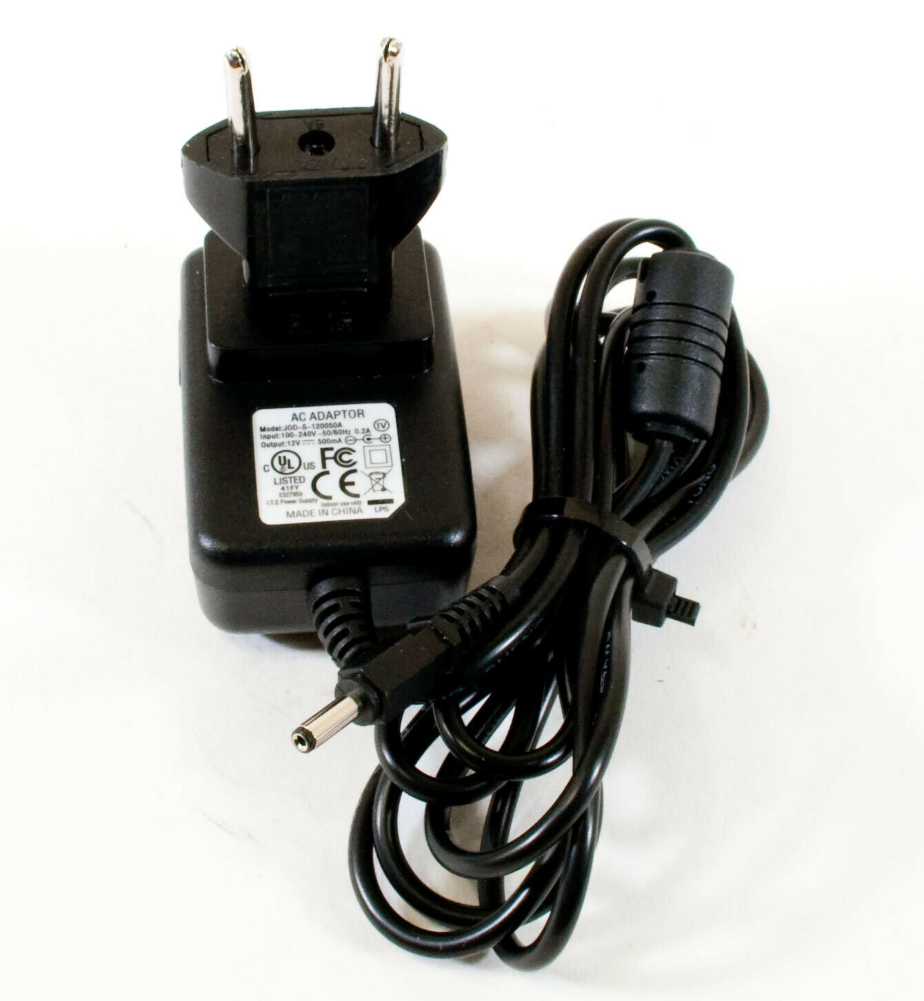 JOD-S-120050A AC Adapter 12V 500mA Original I.T.E. Power Supply Output Current: 500 mA Type: Power Adapter MPN: JOD-S - Click Image to Close