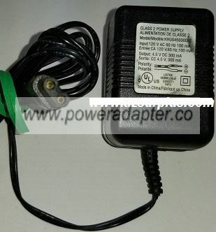 KHU045030D-2 AC ADAPTER 4.5VDC 300mA USED SHAVER POWER SUPPLY - Click Image to Close