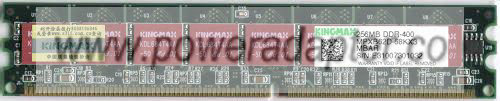 KingMax MPXB62D-68KX3 RAM module SDRAM 256 MB PC2400 DDR-300 B