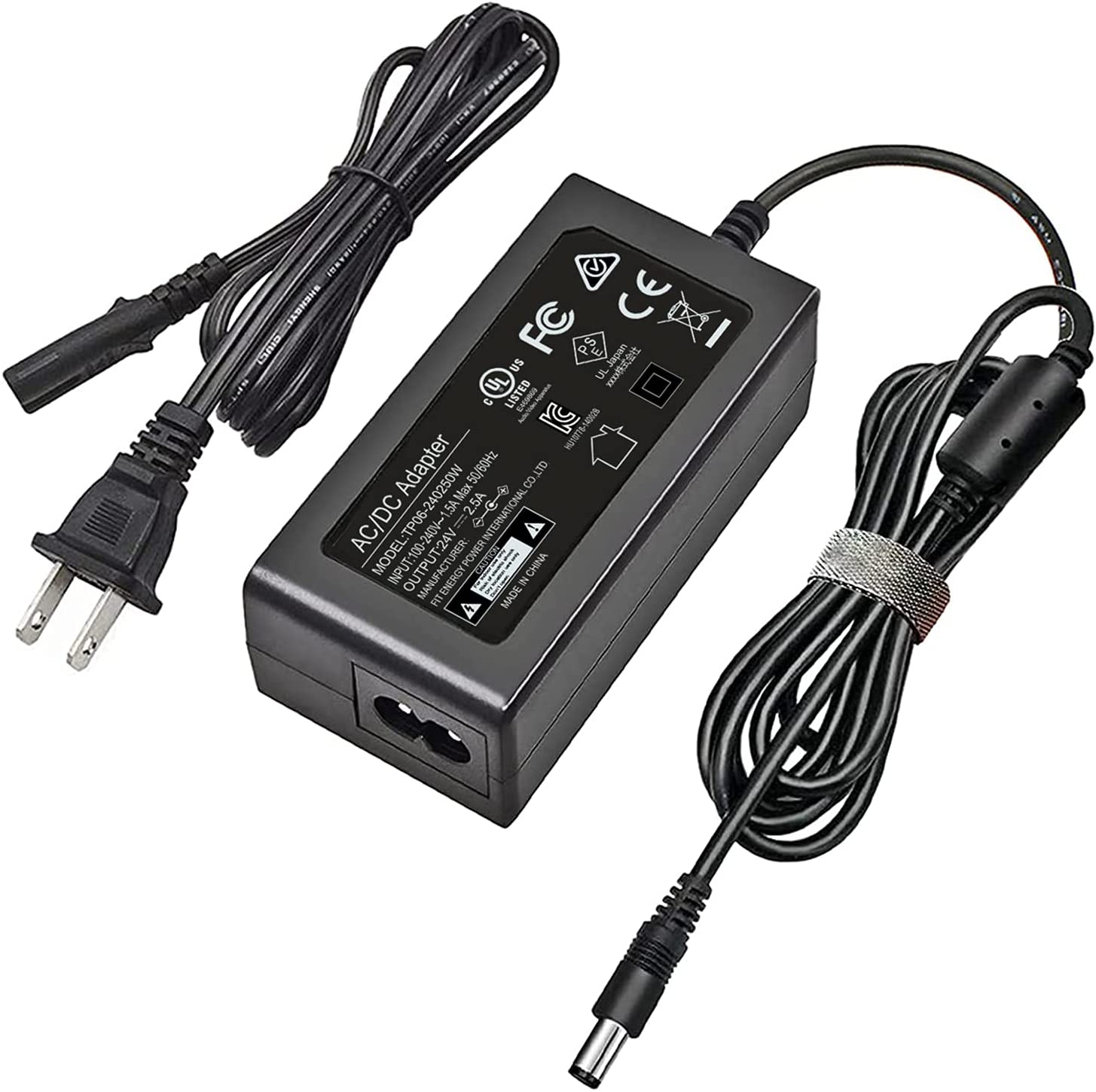 DSA-65W-224060 24V AC/DC Adapter Power Cord UL Listed Replacement for Silhouette Cameo 1 2 3 4 SD Portrait Electronic