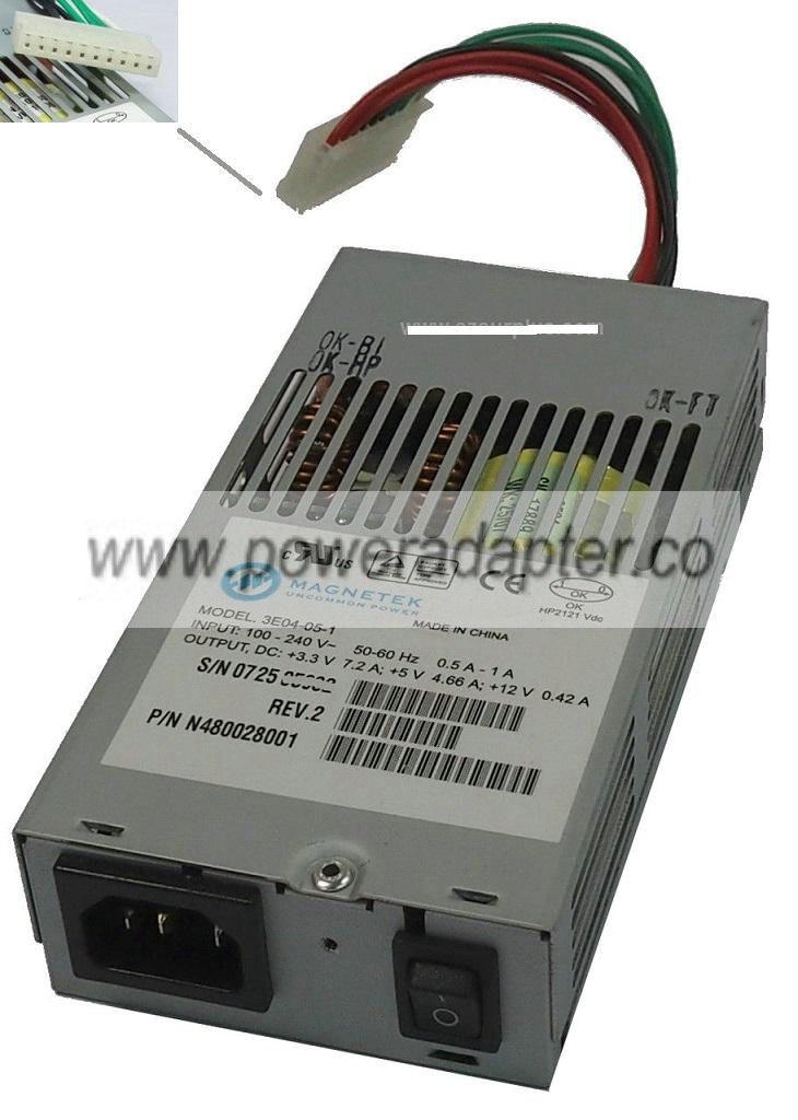 Magnetek 3E04-05-1 Power supply 3.3vdc 7.2A Used PSU N480014001