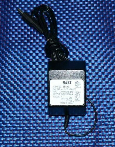 Naki 55596 DC Power Supply 9V Adapter Wall Plug OEM Type: Adapter MPN: DIA-3560 Model: DIA-3560 Brand: Naki Details &