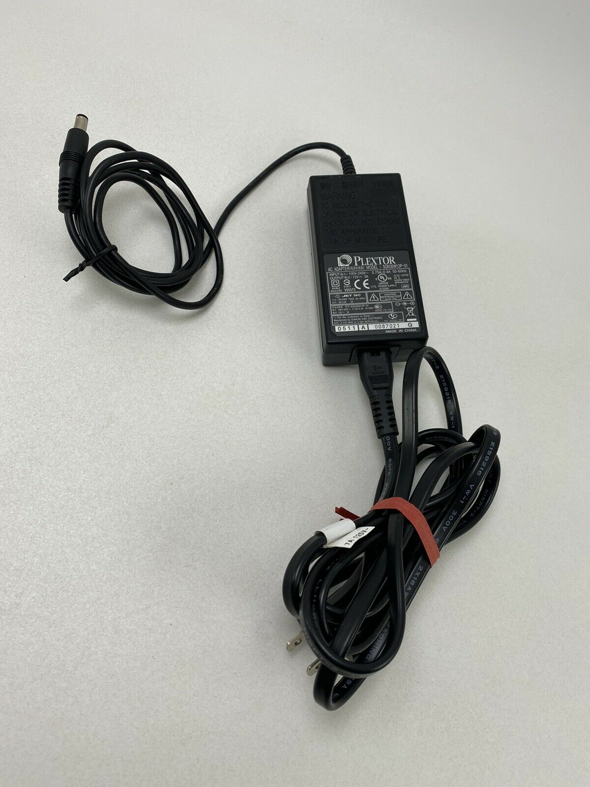 Plextor AC Adaptor Power Supply Charger Transformer Model SQN36W12P-01 12V 3A Compatible Brand: For Plextor Connection