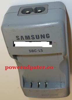 SAMSUNG SBC-L5 BATTERY CHARGER USED 4.2V 415mA CLASS 2 POWER - Click Image to Close