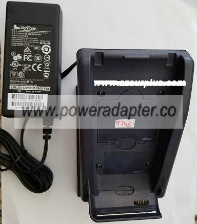 VERIFONE VX670-B BASE CRADDLE CHARGER 12VDC 2A USED WiFi Credit