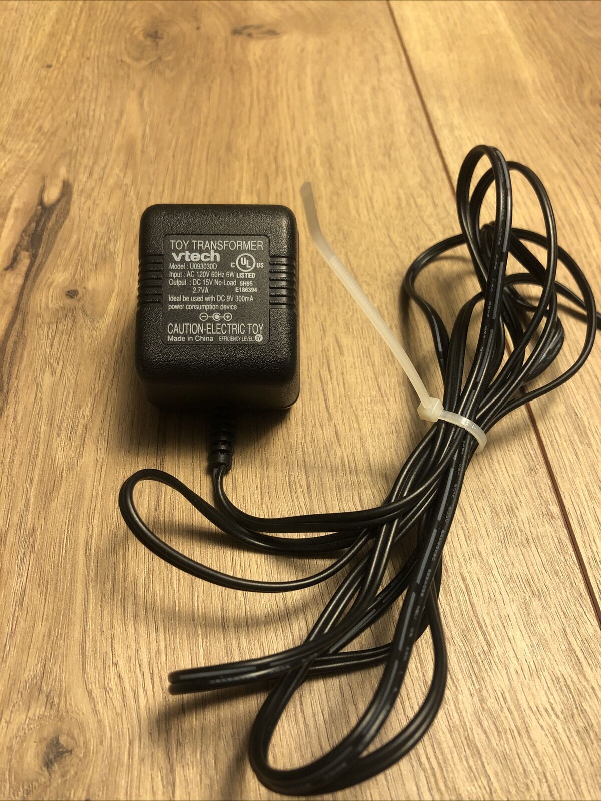 VTECH TOY TRANSFORMER U093030D AC ADAPTER OUTPUT15V DC CORD CHARGER Brand: VTech Type: AC to DC wall adapter Produ