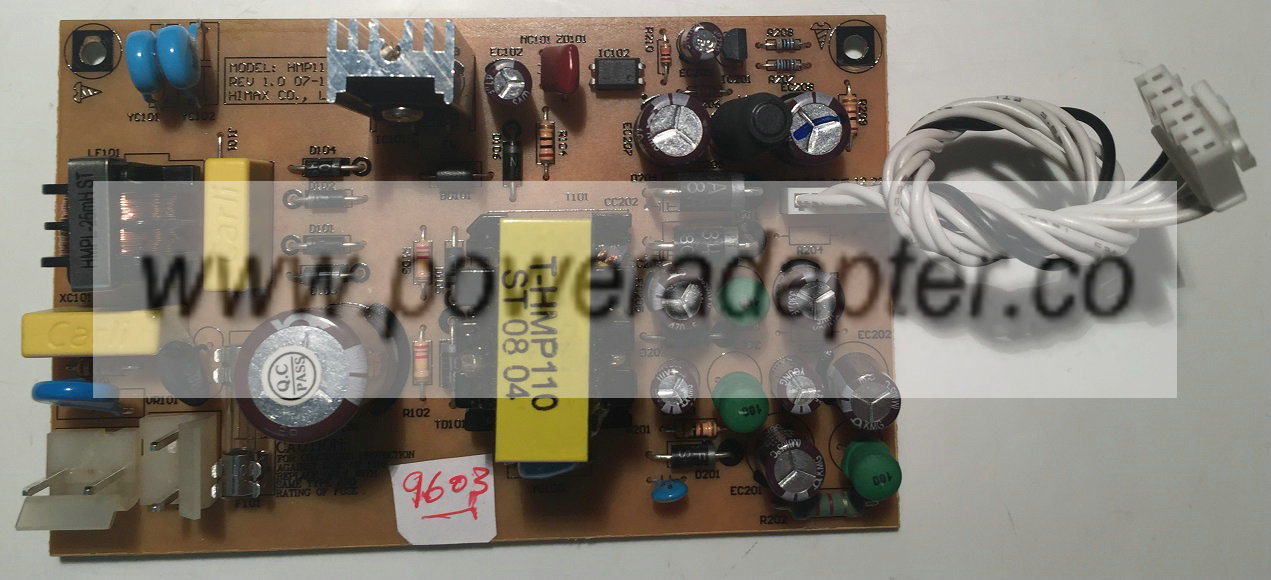 Himax HMP110 22 12 7.5 3.3vdc PCB Used Powersupply 6 Pin Connect