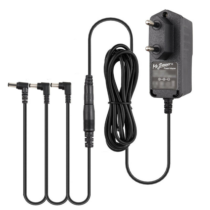 EU Effect Pedal Power Supply Adapter for Boss Guitar & 3 Way Daisy Chain Cable UPC: Does not apply Model: EU 9V 1