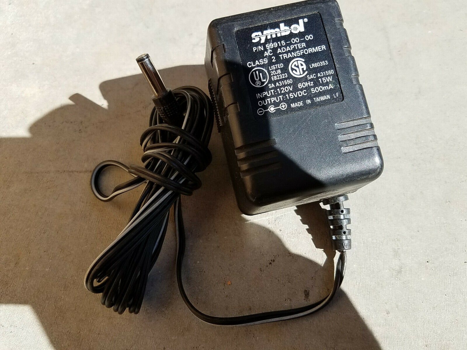 Genuine Symbol 50-14001-001R AC Power Adapter, 5.2V 1A OEM Brand: Symbol Output Voltage(s): 5.2V Type: AC Adapter MPN - Click Image to Close