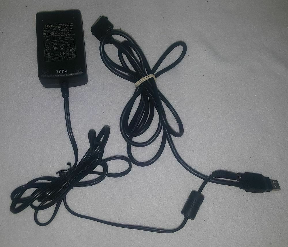 DVE AC Adapter 11-13V - 3.8A Model: DSA-0421S-12 MISSING POWER CORD 42W Max Used Type: Power Cord Brand: DVE Color: - Click Image to Close