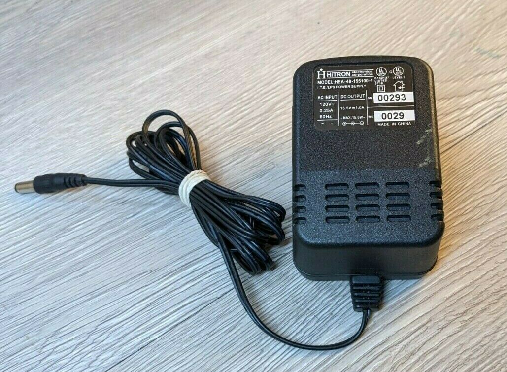 Hitron HEA-48-155100-1 AC Adapter Multipurpose Power Supply 15.5 Volts Charger Type: AC/DC Adapter MPN: Does Not Appl