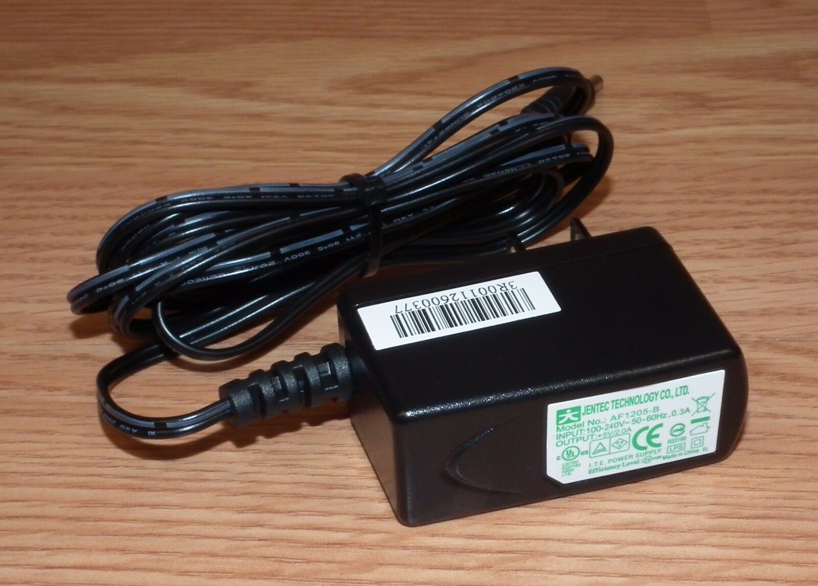 Genuine Jentec (AF1205-B) 5V 2.0A 50-60Hz AC Adapter Power Supply Charger Country/Region of Manufacture: China Type: - Click Image to Close