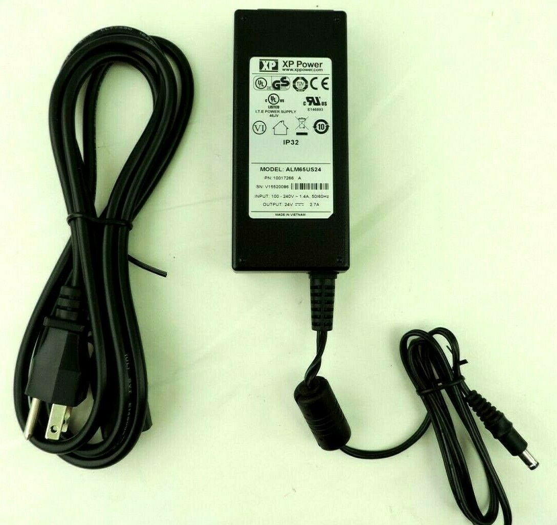 XP Power 24V, 2.7A, 65W, IEC Desktop/Laptop Power Supply - ALM65US24, tested Compatible Brand: Universal Compatible P - Click Image to Close
