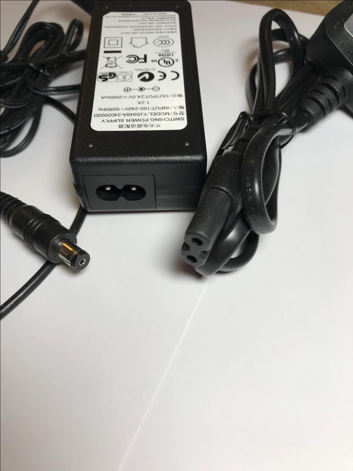 24V 2A AC-DC Adapter Power Supply for 25V LG NB4540 Sound Bar Audio System special adapter tip 6.5mm*1.5mm This Item