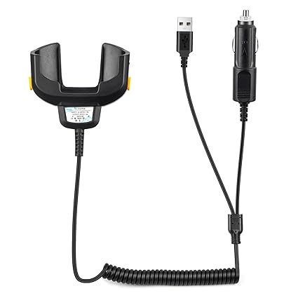 Tc77 2-in-1 Car and USB Quick Charger Cable for Zebra Tc70 TC77 TC72 TC75 TC75X TC70X TC55 TC720L Series,CHG-TC7X-CLA1-0