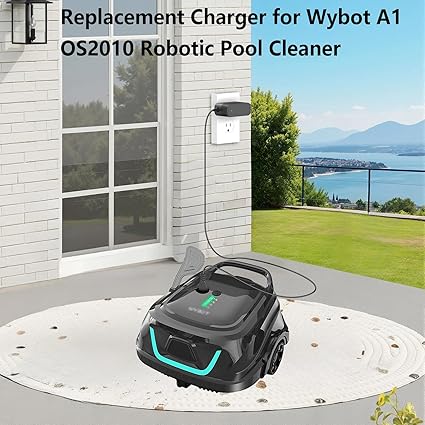 25.2V Quick Charger for Wybot Cordless Pool Vacuum Compatible with Wybot A1 OS2010 Robotic Pool Cleaner Power Adapter C