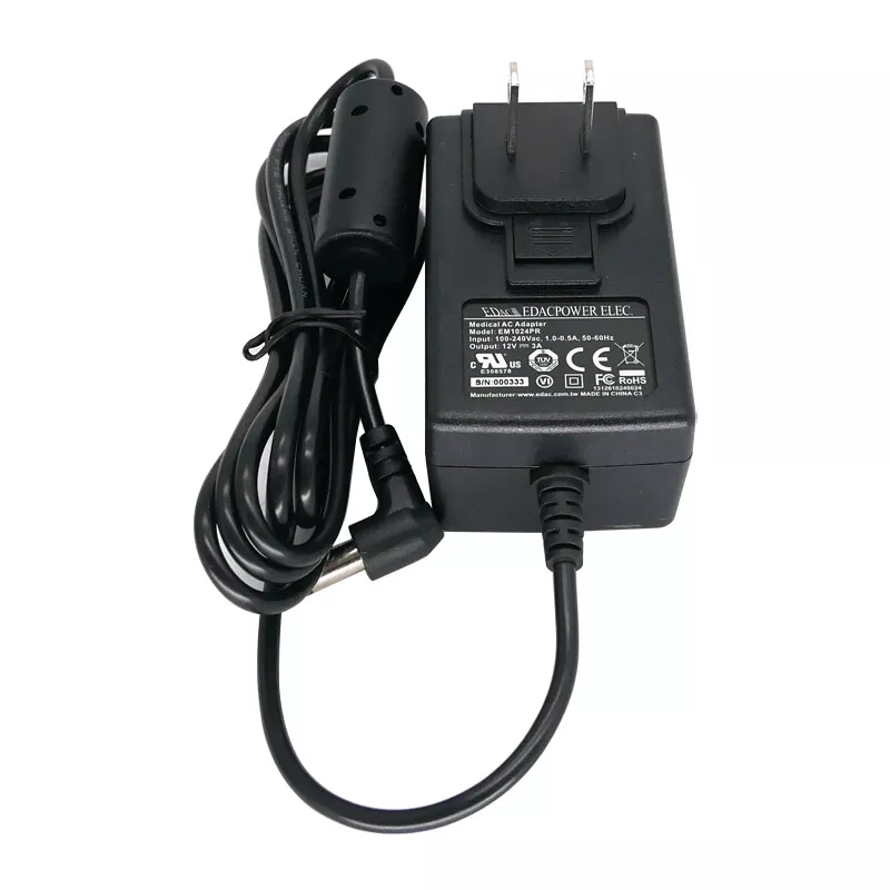 Genuine EDAC EM1024PR 12V 3000mA AC Adapter Power Supply MPN EDAC EM1024PR Compatible Brand EDAC Brand EDAC Type AC & D