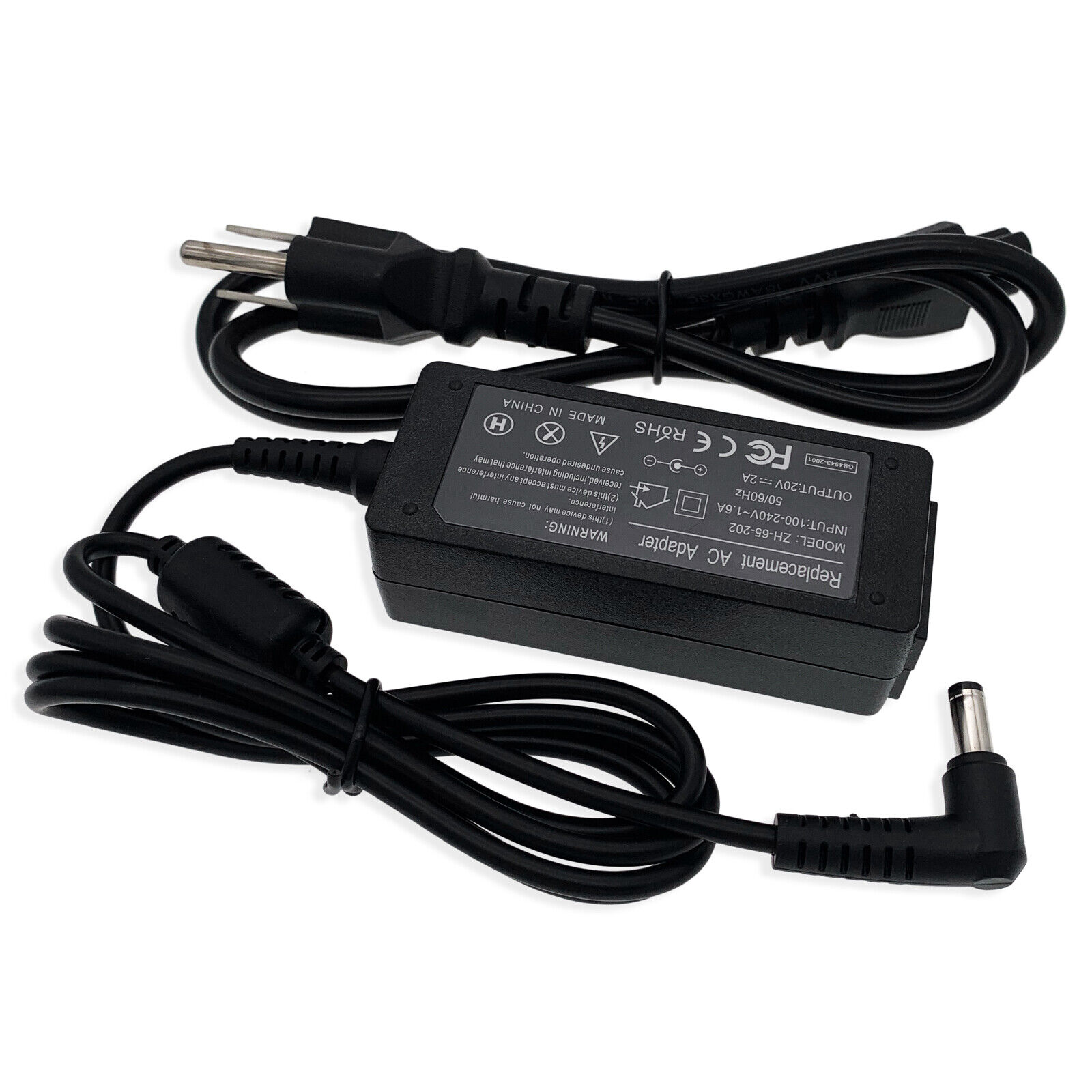 20V 2A New Laptop AC Power Adapter Charger FOR LG X110 X110-G X120 X130 NetBook Bundled Items Power Cable Color Black C - Click Image to Close