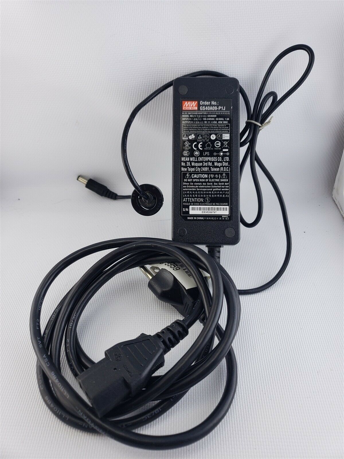thumbnail image 2 of 60W AC Adapter For MSI Optix MAG240CR MAG24C LED Monitor – 12V 5.0A Power Supply Cord, Unbranded 2 of 4