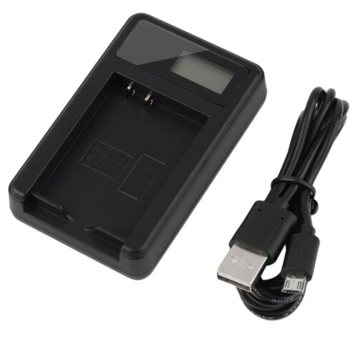Camera Battery Charger NB-2L NB-2LH Canon EOS 350D 400D G7 G9 ZR100 ZR200 MV5 Features LCD Display Manufacturer Warrant
