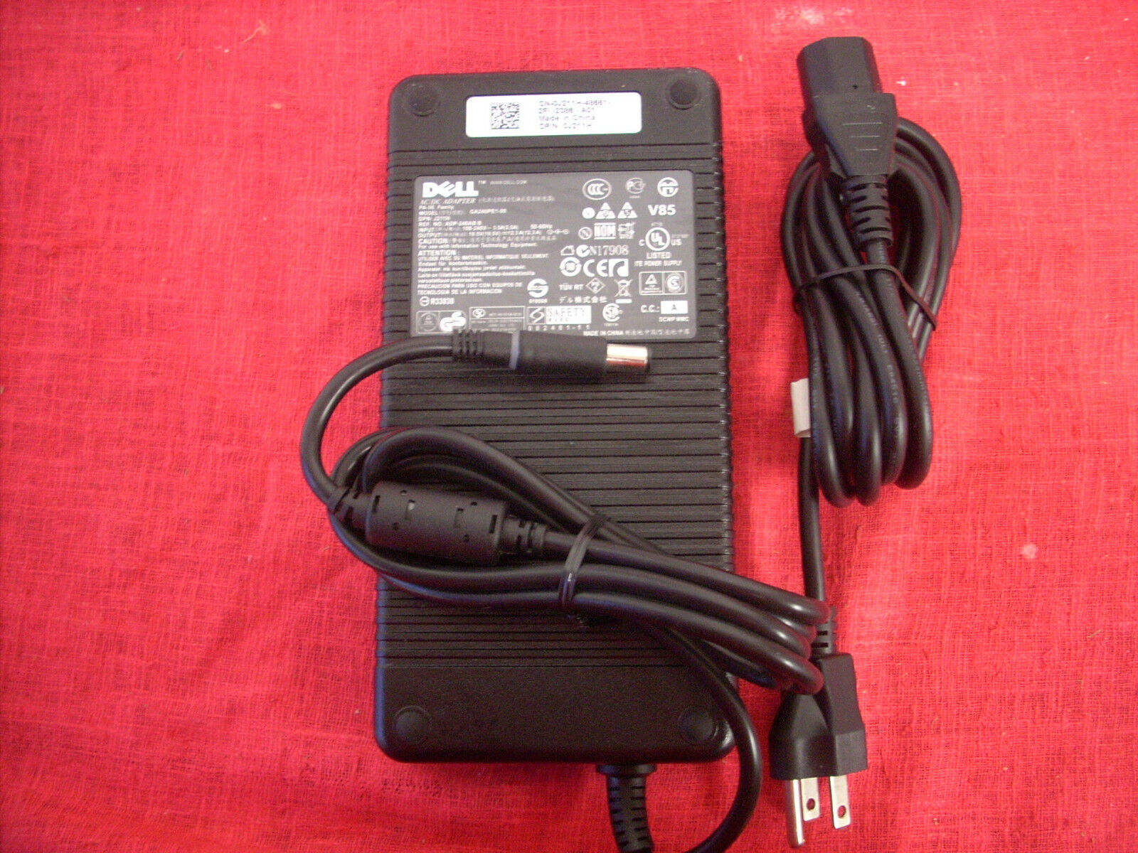Original Genuine OEM Dell Alienware 17 R3 R4 R5 Power Adapter Charger/Cord 240W Compatible Brand: For Dell Type: AC