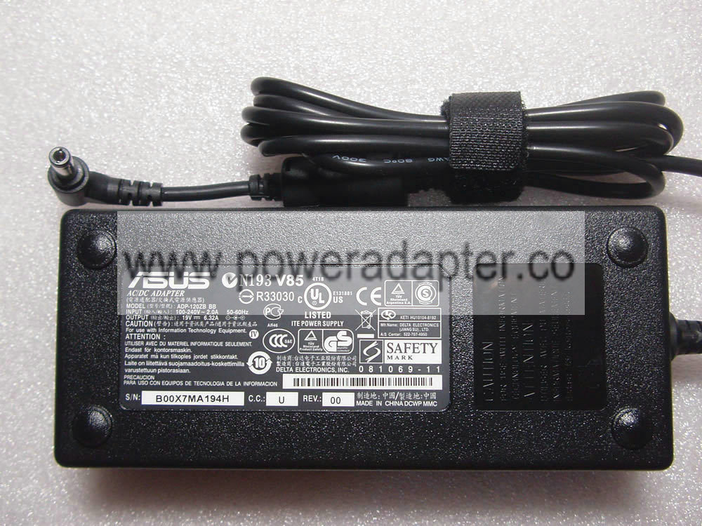 Original Genuine OEM ASUS ADP-120ZB BB 120W AC/DC Power Adapter Battery Charger Item Specification 100% Original Ge - Click Image to Close