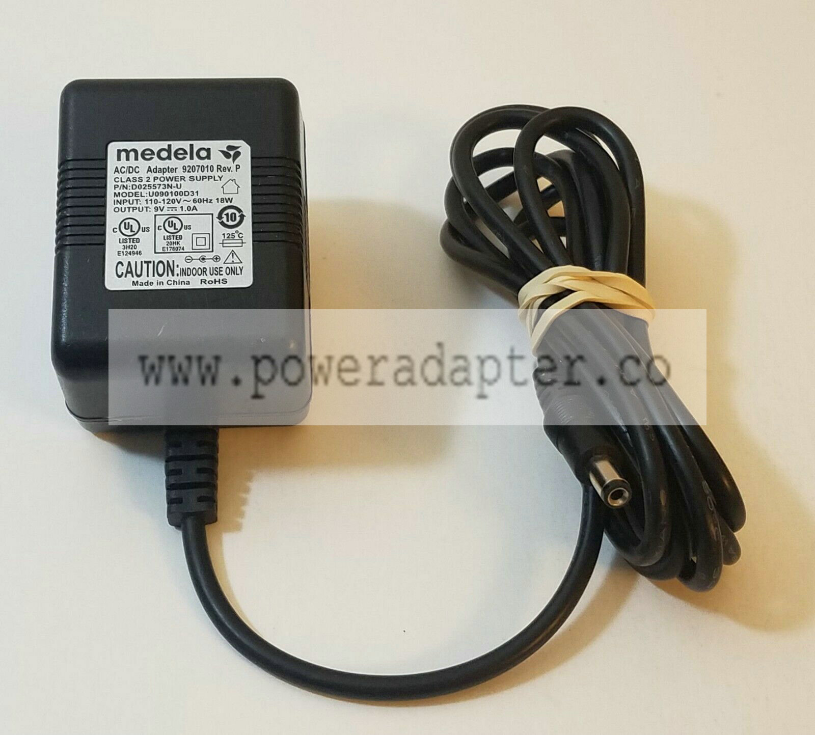 Genuine Medela U090100D31 AC Adapter Power Supply 920.7010 9V 1.0A Breast Pump Type: AC/DC Adapter Output Voltage: 9 - Click Image to Close