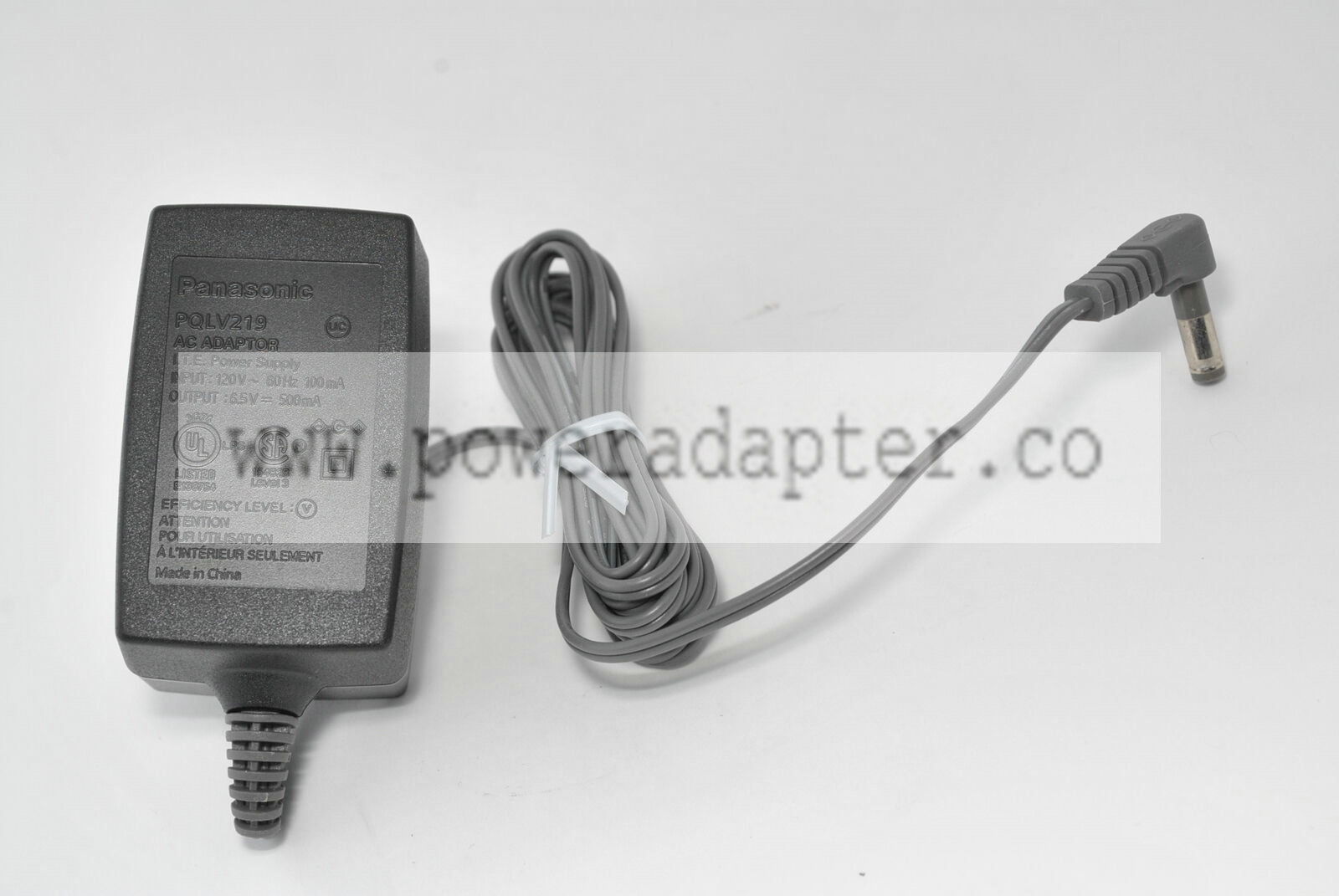 F/S Panasonic PQLV219 AC Power Supply Adapter Adaptor 6.5V DC 500mA from Japan Model: PQLV219 Brand: Panasonic Mod