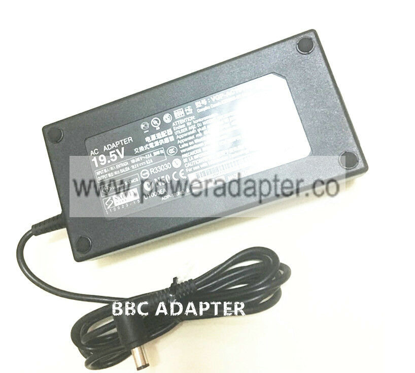 Item Specification INPUT: 100-240V 50/60Hz OUTPUT: 19.5V　9.2A, 180W Connecter size: 7.4 mm× 5.0 mm, with cen