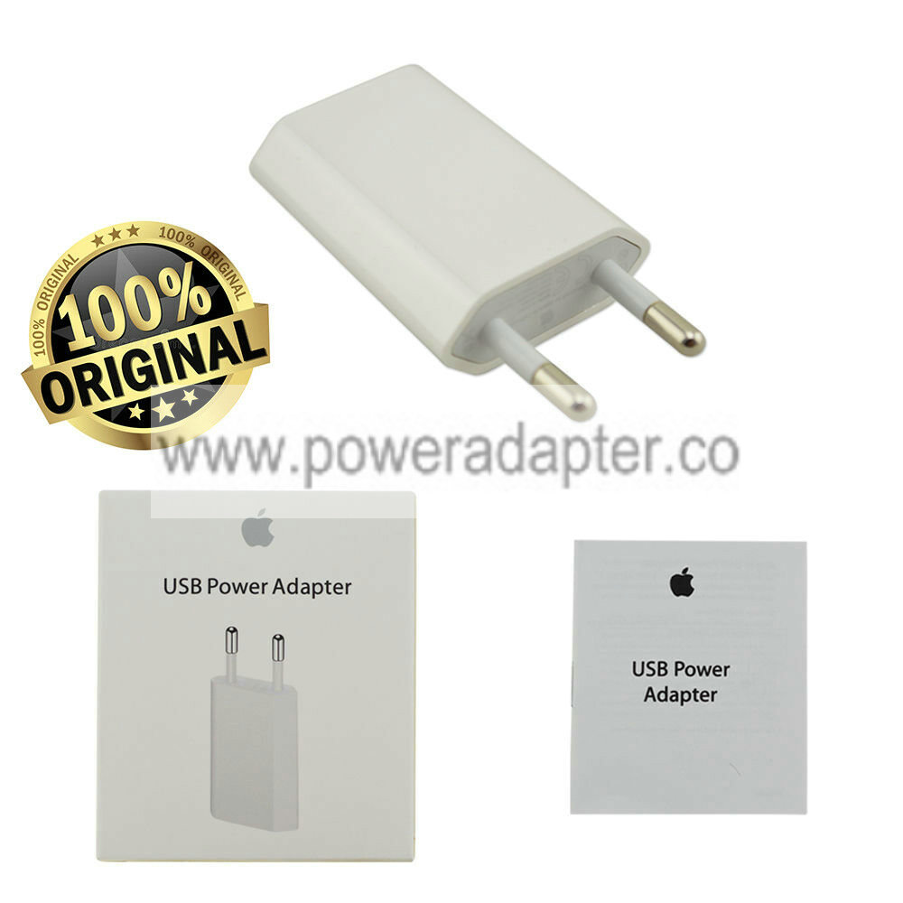 Genuine fast charge Wall USB Power Adapter EU plug for Apple iPhone X 8 7 6 5 Compatible Model: For Apple iPhone 5, F - Click Image to Close