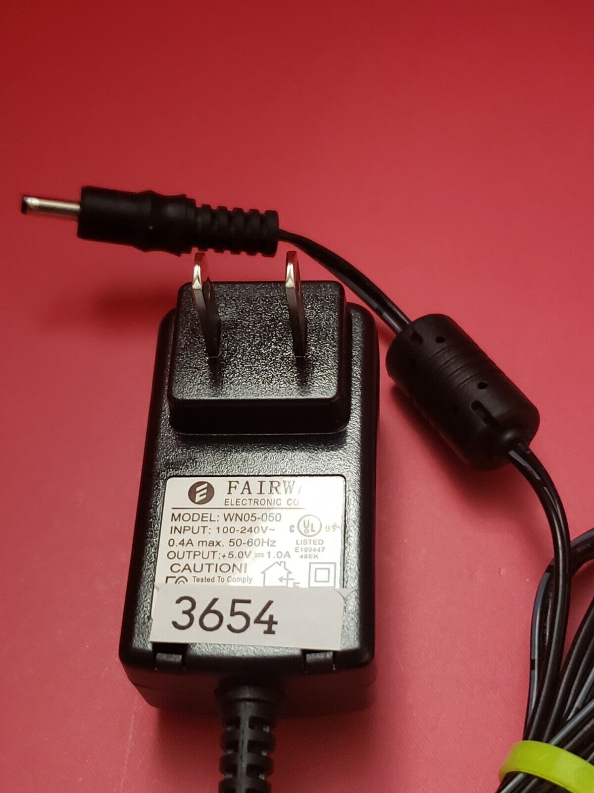 FAIRWAY POWER ADAPTER WN05-050 5V 1A Type: Adapter Features: Powered MPN: WN05-050 Output Voltage: 5 V Brand: FA - Click Image to Close