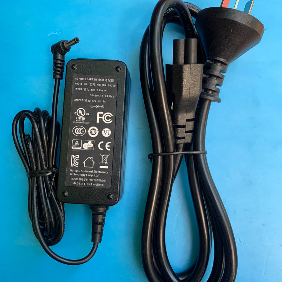 12V3A power adapter CPA09-002B charger 12V3A36W interface 3.5X1.35mm3.51.35 Model: CPA09-002B Output: 12v 3A Input: 100