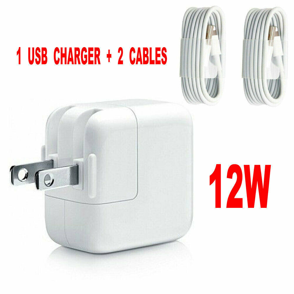 12w USB Power Adapter Wall Charger Cable for Apple iPad 2 3 4 Air Pro Input voltage: 100-240V ~ 1.5A, 50 - 60Hz Outpu