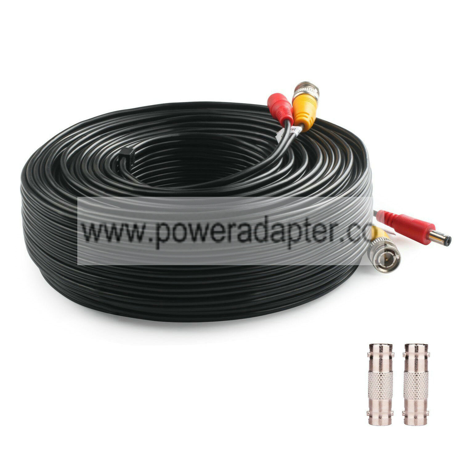 150ft Power Video Security Camera Cable BNC Extension Wire Cord for All CCTV DVR Compatible Device: Security Camera M