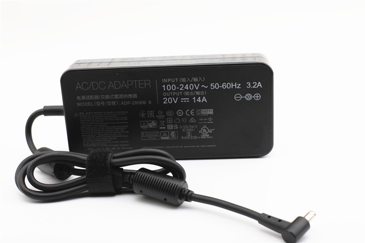 280W original Asus ASUS G703GX G703GS gaming notebook charging source adapter cable 20V14A Original movement 280W Inpu