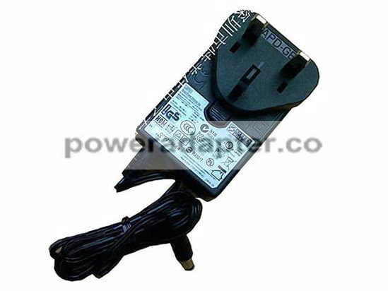 APD 5V 2A 10W Asian Power Devices WA-10H05 AC Adapter 5.5/2.1mm, UK 3-Pin Plug, New