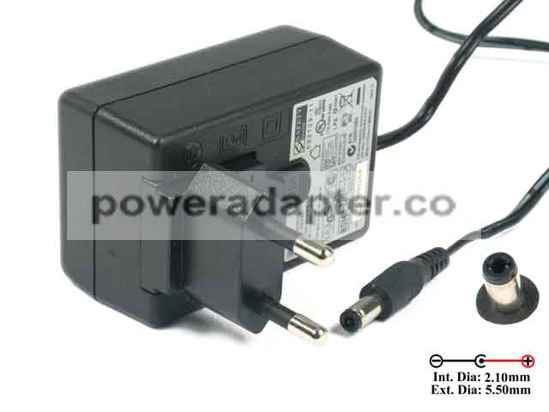 APD 5V 2A 10W Asian Power Devices WA-10H05 AC Adapter 5.5/2.1mm, EU 2-Pin Plug, New