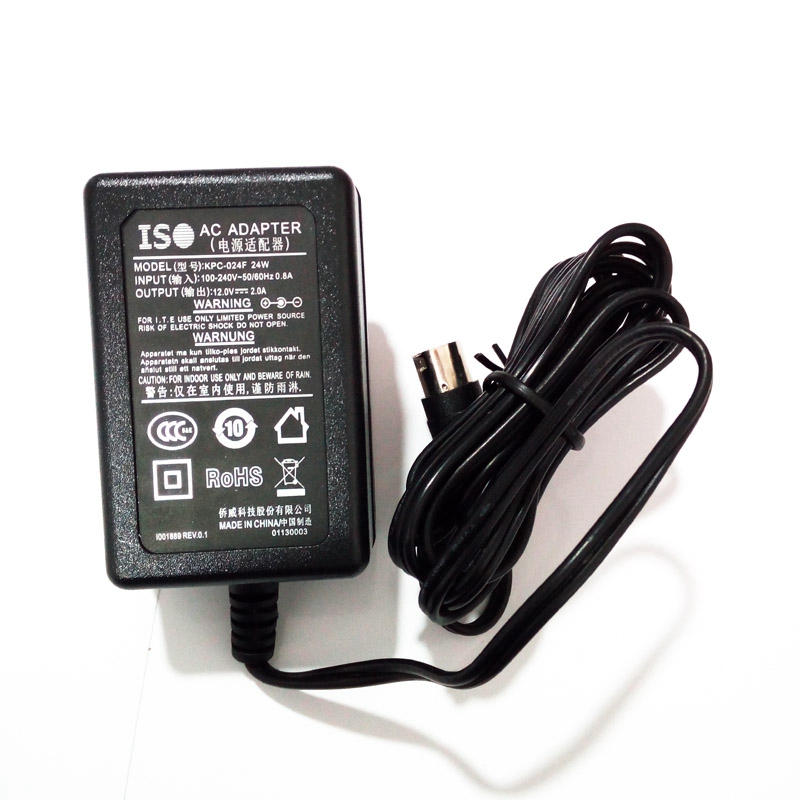 Power adapter 4 pin 12V 2A KPC-024F-C replace Haikang 7832he-e2 DVR Brand: Unbranded MPN: KPC-024F-C Input: 100-240 - Click Image to Close