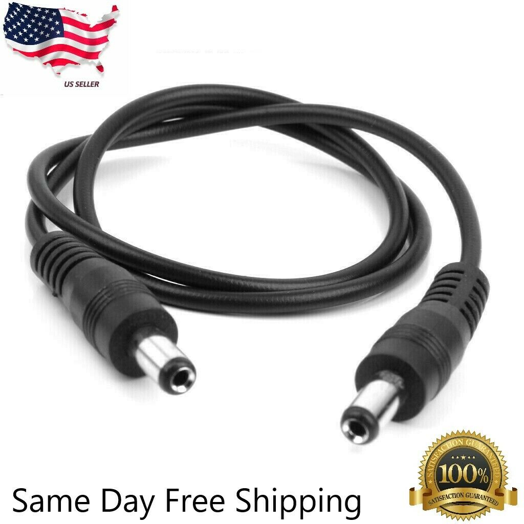 DC extension 5.5mm x 2.1mm power cord CCTV extender cable Male to Male A241 Type: Wire adapter 5.5 x 2.1mm Cable Lengt