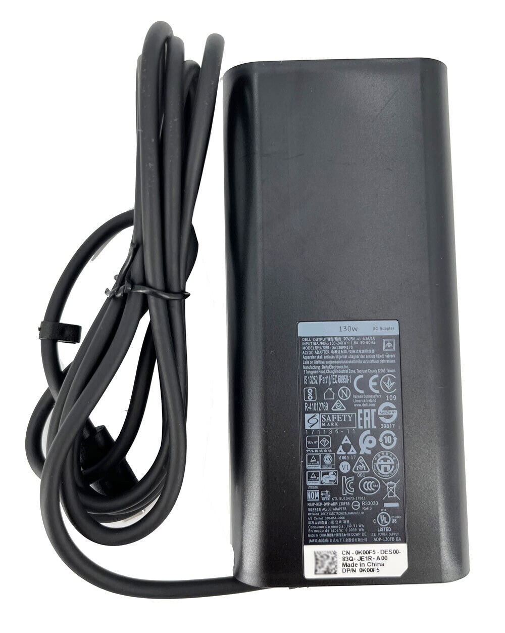 130W 20V 6.5A AC Power Adapter Charger For DELL Precision 3560 3561 USB Type-C Type: Power Adapter Compatible Brand: - Click Image to Close