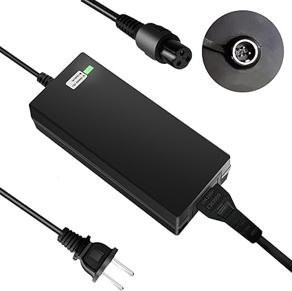 36V 1.5A Battery Charger for Razor MX500 - Premium 36V 1500mA Scooter Quick Charger (3-Pin XLR Connector) for Razor Craz