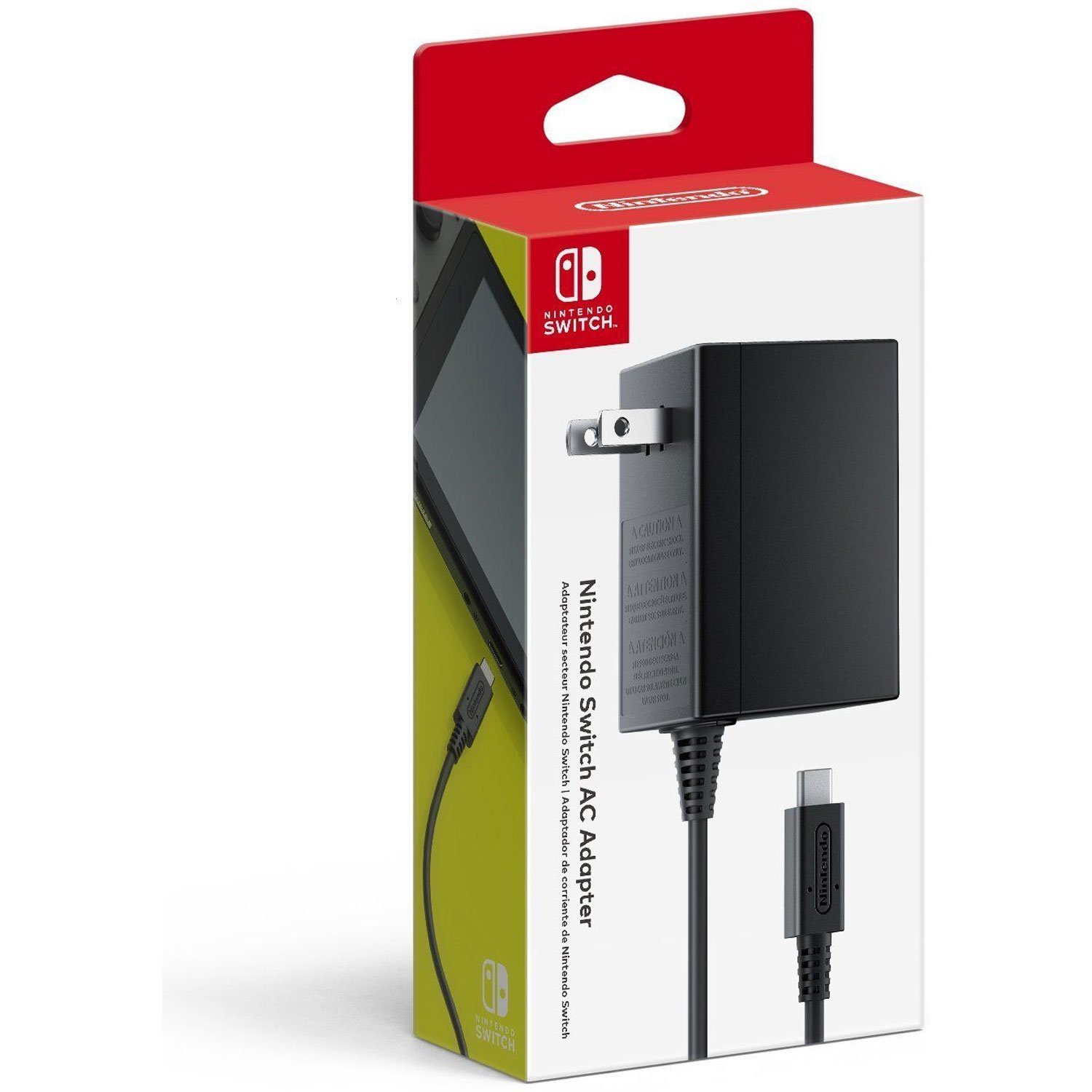 Nintendo Switch AC Adapter About this item Plug in the AC adapter and power your Nintendo Switch system from any 120 vo - Click Image to Close