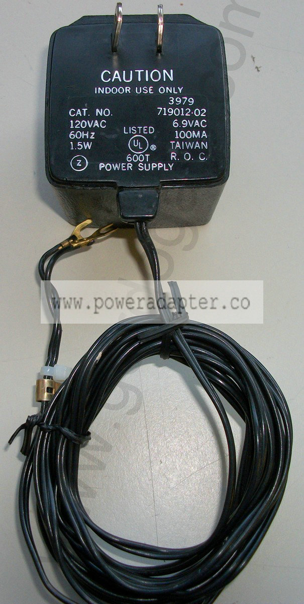 American Telecommunications 6.9V, 100MA AC Adapter Power Supply [719012-02] This AC adapter is for use with some sort - Click Image to Close