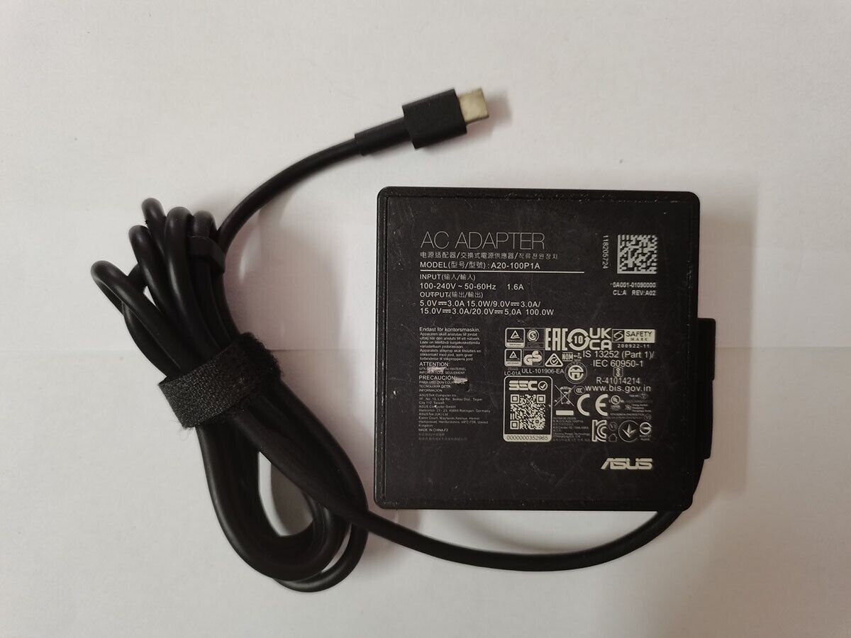 Genuine 20V 5A 100W A20-100P1A for ASUS ROG Zephyrus G14 2022 GA402RJ-G14.R96700 Compatible Brand For ASUS Bundled Item - Click Image to Close