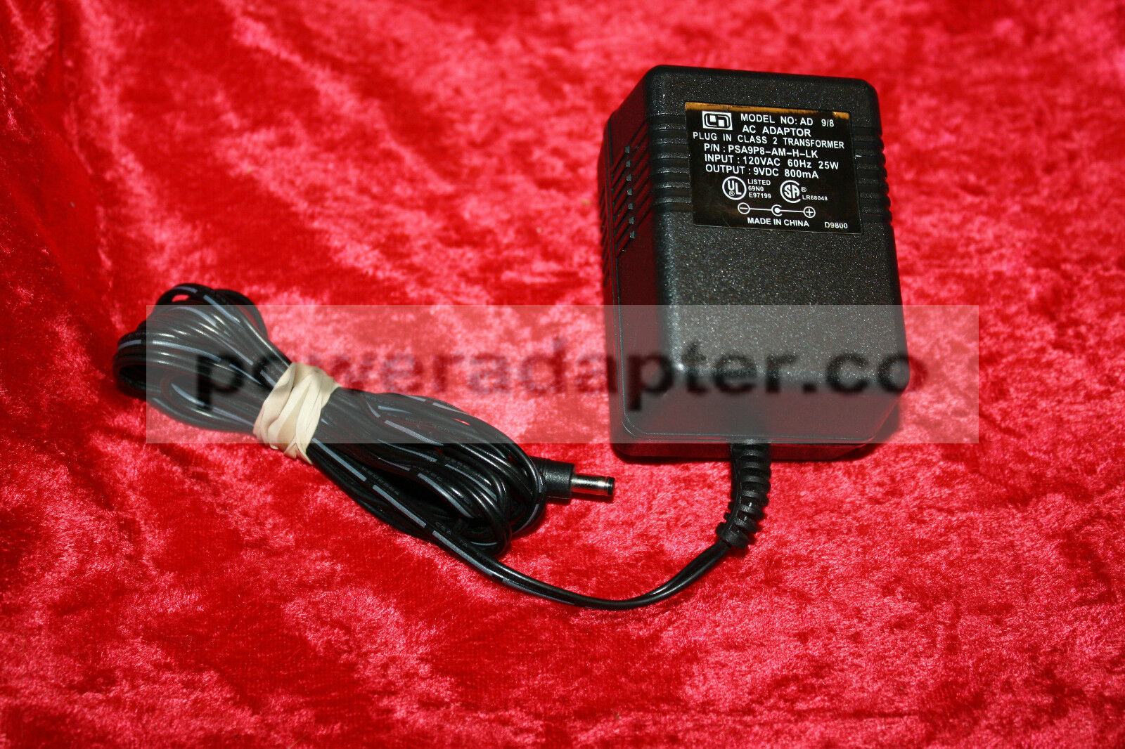AC ADAPTER AD 9/8 PSA9P8-AM-H-LK Condition: Used: An item that has been used previously. The item may have some sign - Click Image to Close