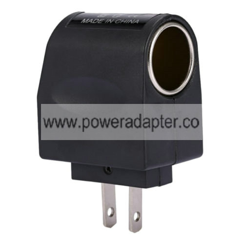 AC Wall Outlet To 12V DC Cigarette Lighter Car Socket Adapter cell phone charger Product Specifications: AC Wall Outle