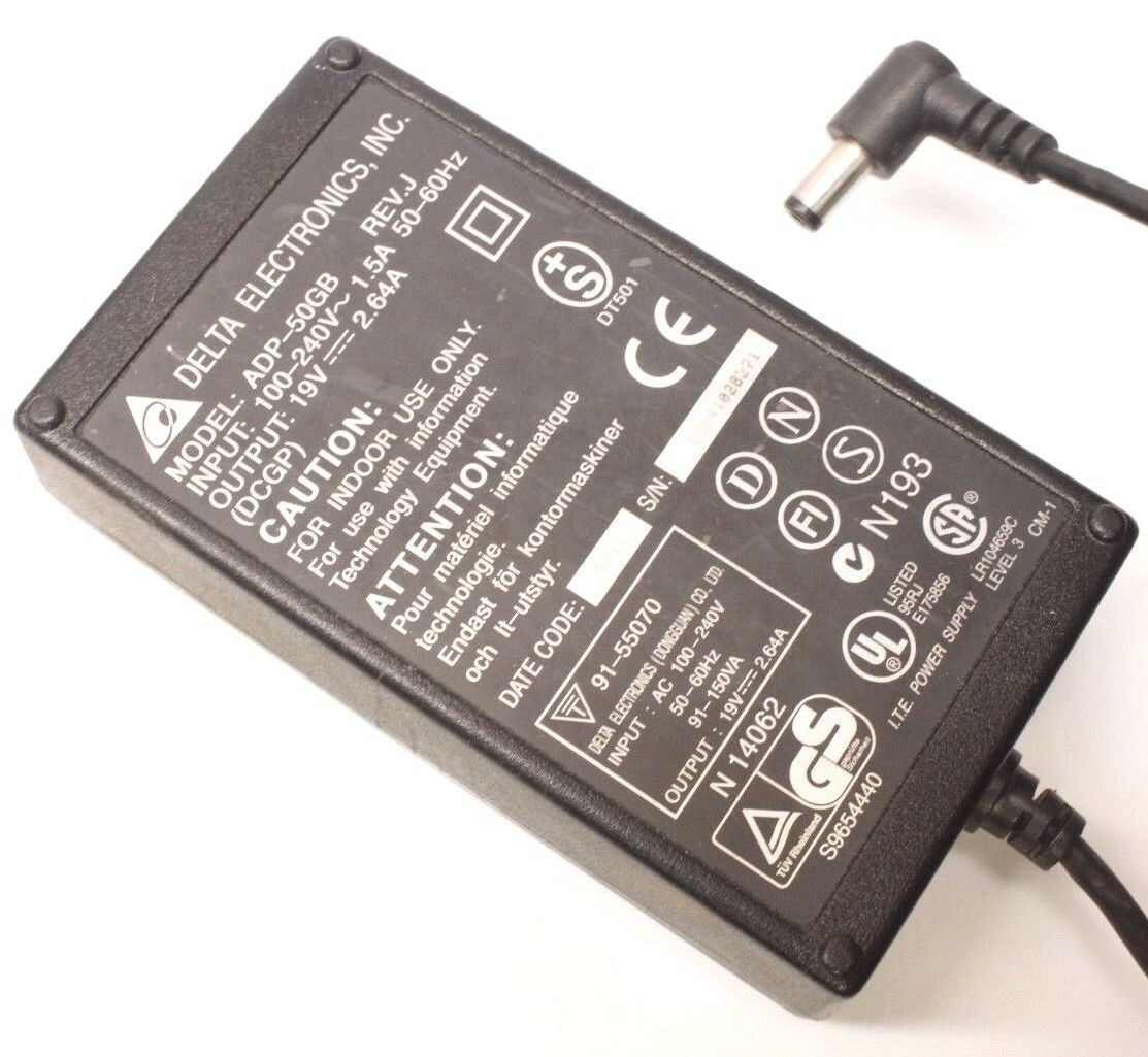 Genuine OEM Delta ADP-50GB AC DC Power Supply Adapter Charger Output 19V 2.64A Brand: Delta Type: Adapter MPN: Do - Click Image to Close