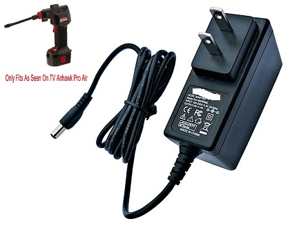 Replacement Charger Power Cord For Airhawk Pro Portable Air Compressor Pump Air Type: AC/DC Adapter Features: Power